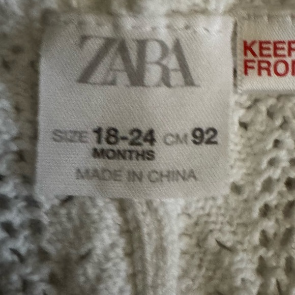 Zara White Knit Fabric - Picture 4 of 7